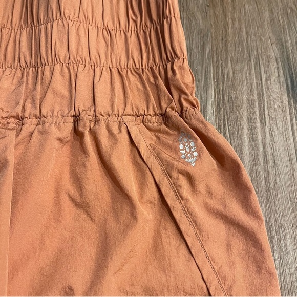 Free People Movement The Way Home Shorts Brushed Apricot Workout - Size Small - Picture 4 of 9